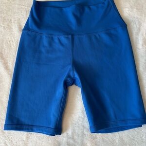 wild fable Royal Blue High-Rise Bike Shorts
